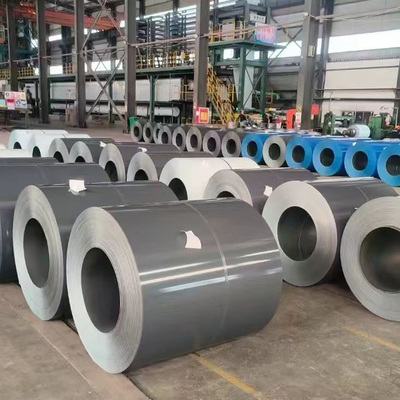 SMP Coating Types Galvanized Color Steel Roll 0.11mm-1.2mm For Roofing